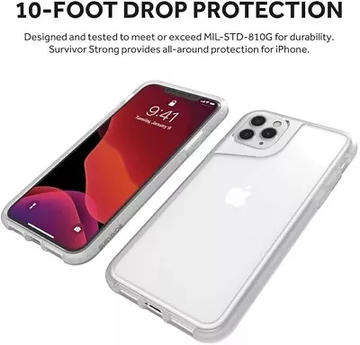 Survivor Strong Case For IPhone 11 Pro Max Clear • $17.99