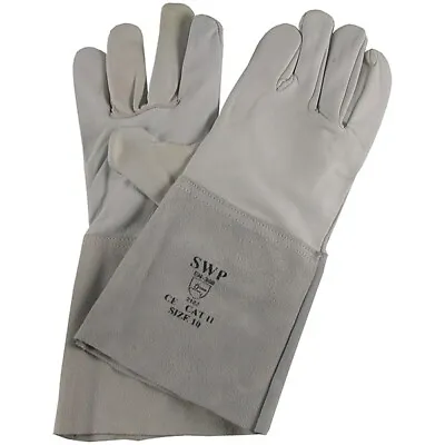£8.98 • Buy SWP Tig Welders Gauntlet Size 10 MIG Welding Gloves 1941