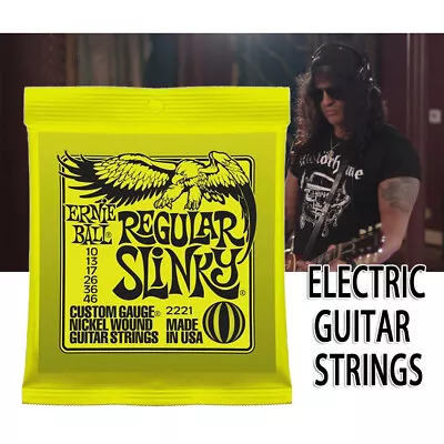 Brand New For Ernie Ball 2221 Regular Slinky 10-46 Electric Guitar Strings • $9.90