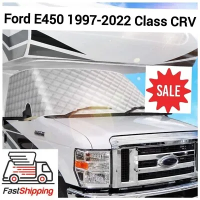 $73.99 • Buy Windshield Window Snow Cover For E450 1997-2022 Class C RV Motorhome Privacy