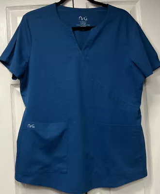 Nrg By Barco Women’s V-neck  Scrub Top Large • $15