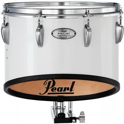 Pearl Finalist Single 14  Tenor Drum With Mounts 14 X 13 In. Pure White • $620