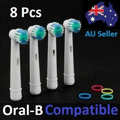$8.49 • Buy Electric Toothbrush Heads, Braun Oral B Compatible 2 X 4 Pk Type SB-17A AUS