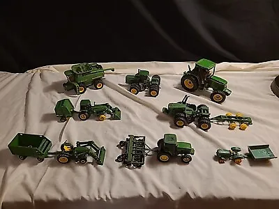 Vintage John Deere Lesley Matchbox Diecast Tractor Toys (Lot Of 13) • $39.99
