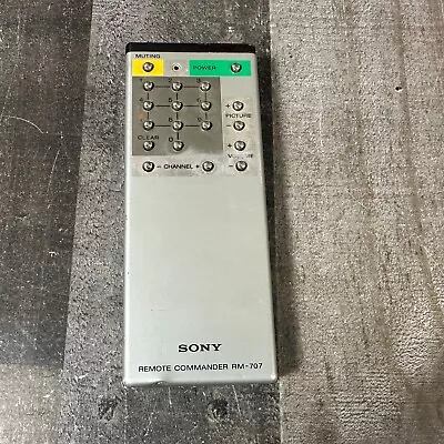 Vintage Sony Remote Commander RM-707 Replacement TV Control • $25.49