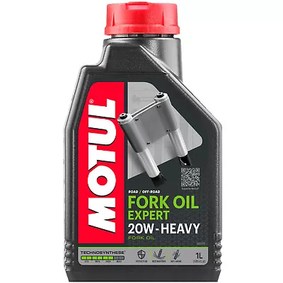 Motul Expert Line Fork Oil Heavy SAE 20W Technosynthese 1 Liter 105928 • $18.95