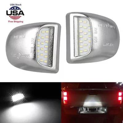 18 LED License Plate Chrome Light For 1999-2014 Chevy Tahoe Suburban GMC Yukon • $12.99