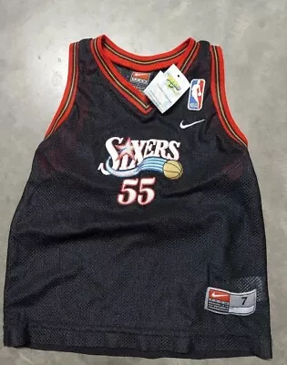 Authentic Dikembe Mutombo 76ers Nike Swingman Kids  • $10