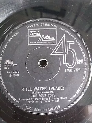 Tamla Motown - The Four Tops - 45 Rpm 7  Single Vinyl Record - Still Water • £1