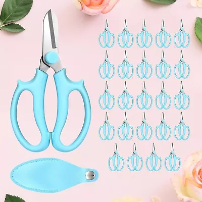 Blue Japanese Style Floral Garden Pruning Shears Steel Scissors (24 Set) • $109.99