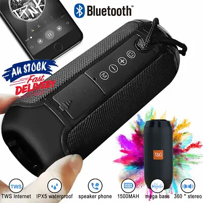 Bluetooth Speaker Loud Wireless USB/TF/FM Radio Stereo Bass Outdoor Portable • $23.99