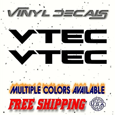 VTEC Vinyl Sticker Decal / Car Truck Window Side Eg Ek Ef Ep3 Si Jdm Vtech • $4.99