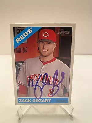 2015 Topps Heritage Zack Cozart #370 Auto Signed Autograph Reds  • $8