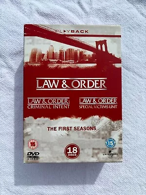 Law And Order Season 1 S1 L&O Criminal Intent S1 L&O Special Victims Unit S1 • £11.50