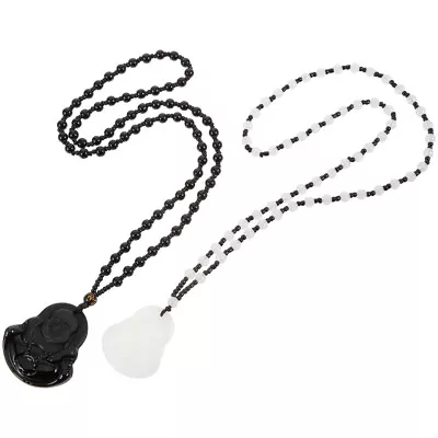 Buddha Charm Necklace Men's Lucky Pendant Jewelry • £8.98