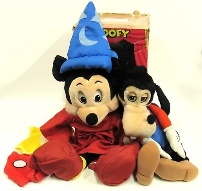 Worlds Of Wonder Disney Talking Micky Mouse Show & Goofy W/ Costumes *READ* • £65.11
