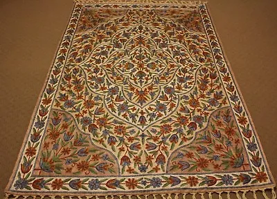   Large Persian Handmade Silk Rug Carpet RunnerAntique Oriental Home Decor 6x4 • $990