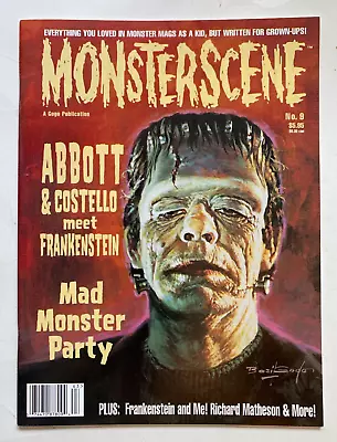 Vintage Monsterscene #9 Basil Gogos Fall/96 Magazine Back Issue A&C FRANKENSTEIN • $9.95