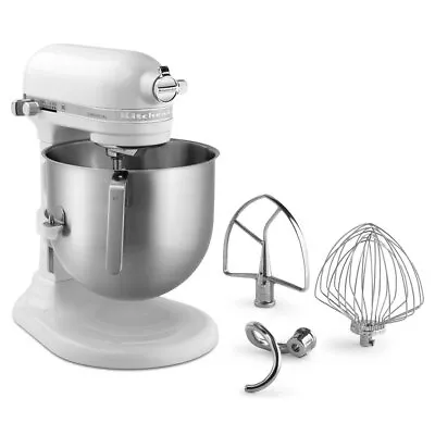 KitchenAid 8 Quart Commercial Stand Mixer (NSF) - White • $949.95