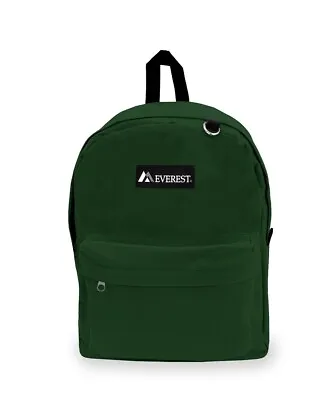 Everest Classic Backpack One Size DARK GREEN • $19.99