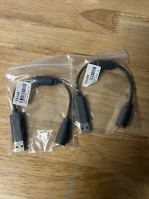 Lot - 2X USB Breakaway Cable For Xbox 360 PC Controller Guitar Hero Rock Band • $8.49