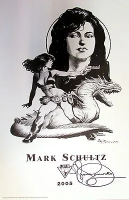 Lee's Comics MARK SCHULTZ Fine Art Print Xenozoic Tales 2005 SIGNED EDITION! • $19.95