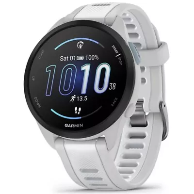 Garmin Forerunner 165 GPS Watch. Mist Grey/Whitestone • $249.99