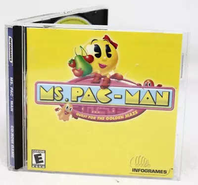 Ms. Pac-Man: Quest For The Golden Maze (PC 2001) • $9.95