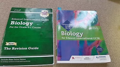 Edexcel IGCSE Biology 9-1 Textbook & CGP Revision Guide • £10