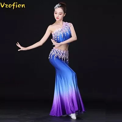 Dance Costumes Girl Dancewear Traditional Folk Stage Performance Clothing  • $67.64