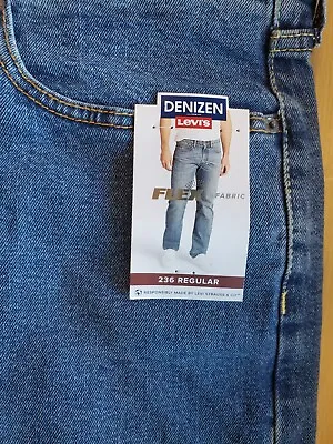 Denizen Levi's Mens - 236 Straight Regular Fit Stretch Denim Jeans 36 X 30 / NEW • $16.99