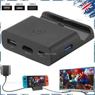 Dock Base Case HDMI TV Display Switch Dock Station For Nintendo Switch Portable • $16.52