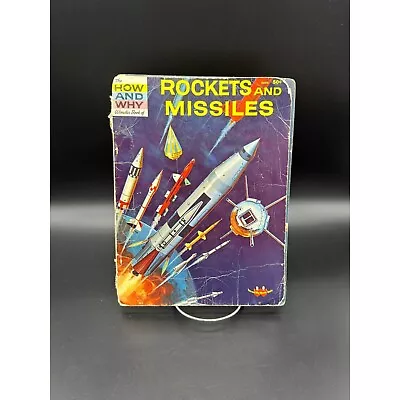 Vintage Paperback Rockets And Missiles Atomic Wonder Book How And Why Space Age • $14.40