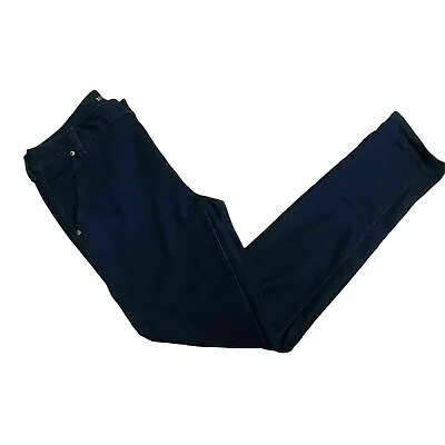 Michael Kors Jeans Womens Sz 8 Skinny Leg Dark Wash Dress Jeans Dark Wash • $11.87