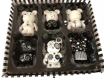 Disney Vinylmation Black & White Limited Edition Set Of 6 3  Collectibles • $69