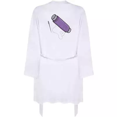 'Sewing Needle And Thread' Adult Dressing Robe / Gown (RO038805) • £29.99