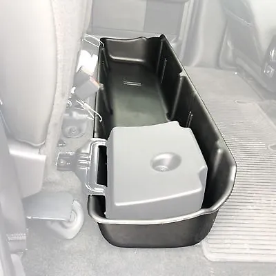 Underseat Storage Box 2009-14 Fits Ford F-150 Super Crew Cab With Subwoofer Blk • $160.99