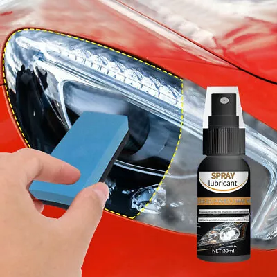 30ML Car Headlight Repair Fluid With Sponge Cleaning Tool Car Parts Accessories • $6.78