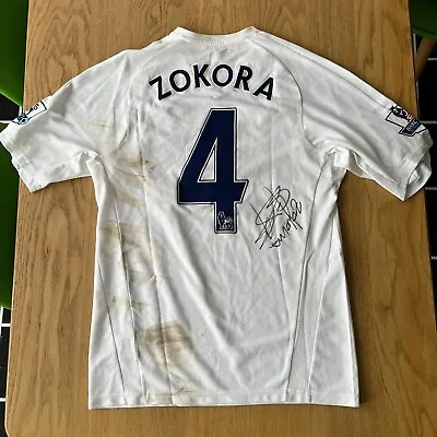Match Worn Shirt Tottenham Zokora 2007/08 Spurs 125th Anniversary • $442.03