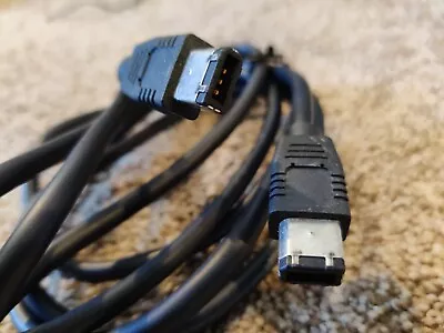 6FT FIREWIRE CABLE 6 PIN To 6 PIN IEEE1394 ILINK 6FT PC MAC DV 6P-6P 6-6 PINS • $0.99