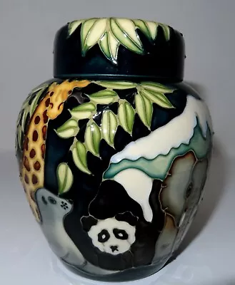 Moorcroft Pottery - Noah's Ark Pattern 1996 Ginger Jar 5.8  Height • $510