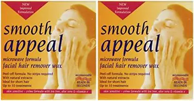 Microwavable Peel Off Facial Wax Hair Remover X2 • £19.99