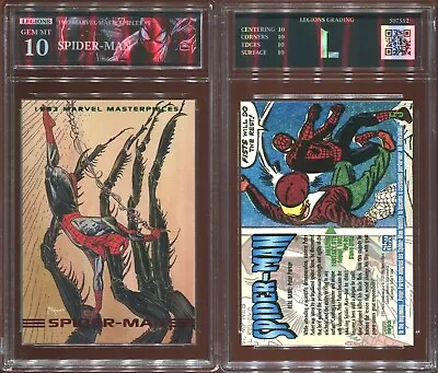 1993 Marvel Masterpieces Spider-man #5 Gem Mint 10 • $5.99