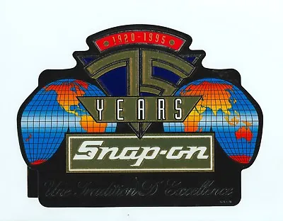  NEW  Vintage Snap-on Tools Tool Box Sticker Decal Man Cave 75th French SSX1878 • $18.46