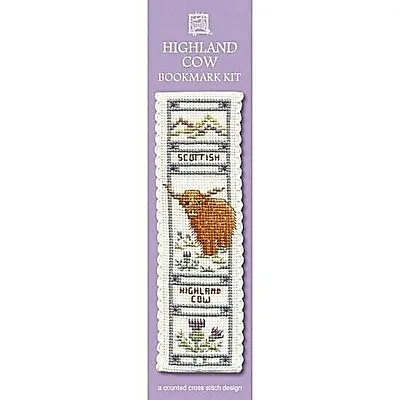 £8.15 • Buy Complete Cross Stitch Bookmark Kit - Highland Cow