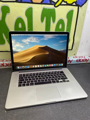 £199.99 • Buy Apple MacBook Pro Retina 15.4  2Ghz I7 8GB 250GB SSD A1398 2013 MOJAVE #W1