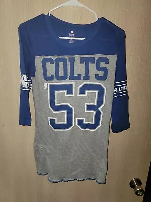 Pink By Victoria's Secret Indiana NFL COLTS Football Sleepshirt Size XSMALL • $27.34