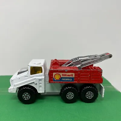 Matchbox Battle Kings K-110 Shell Recovery Truck Red White 1975 Lesney England • $12.42