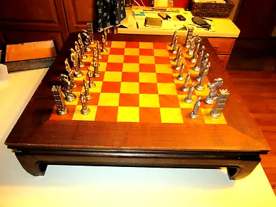 ITALFAMA Metal Chess Set Soldiers • $179