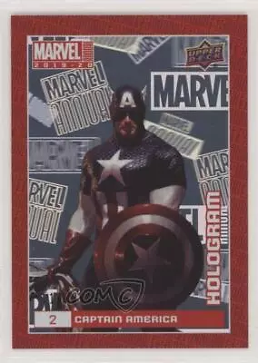 2019-20 Upper Deck Marvel Annual Hologram 18/20 Captain America #2 07yb • $164.28